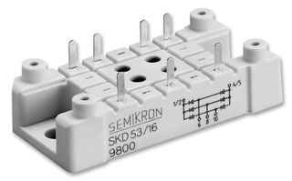 SKD 83/16 - SEMIKRON - 桥式整流器, 三相, 83A, 1600V | e络盟 中国