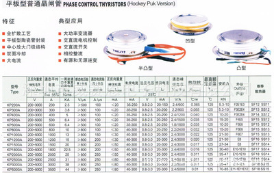 【厂家供应 KP2000A 平板型 双向晶闸管】价格,厂家,图片,晶闸管/可控硅,深圳市威赛恩电子科技-